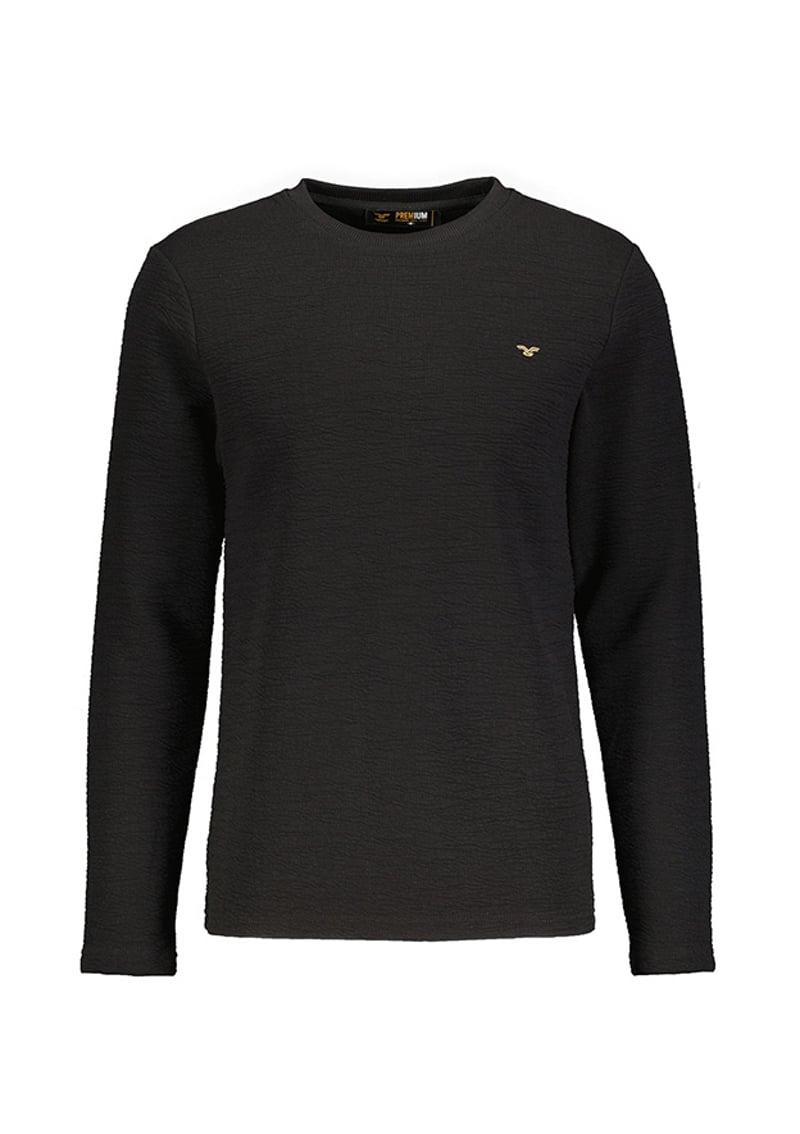 24Kceeo05069 Erkek Siyah Sweatshirt