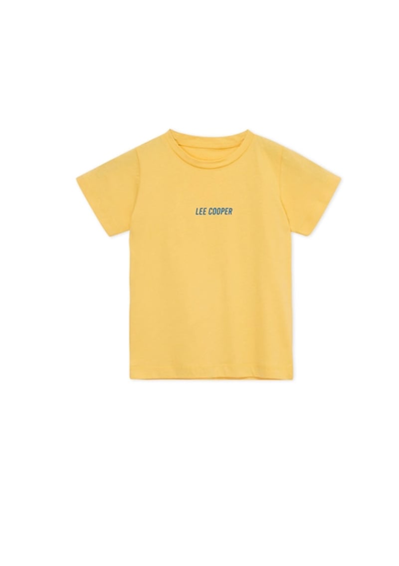 242 Lcb 242007 Erkek Çocuk Sarı O Yaka T-shirt