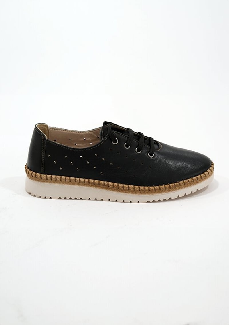 24Y-050-P57 Kadın Siyah Casual Ayakkabı