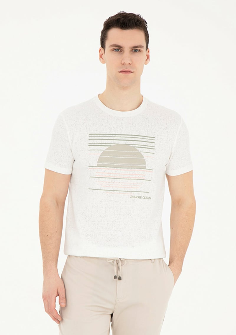 T116876017.1857555 Erkek Beyaz T-shirt