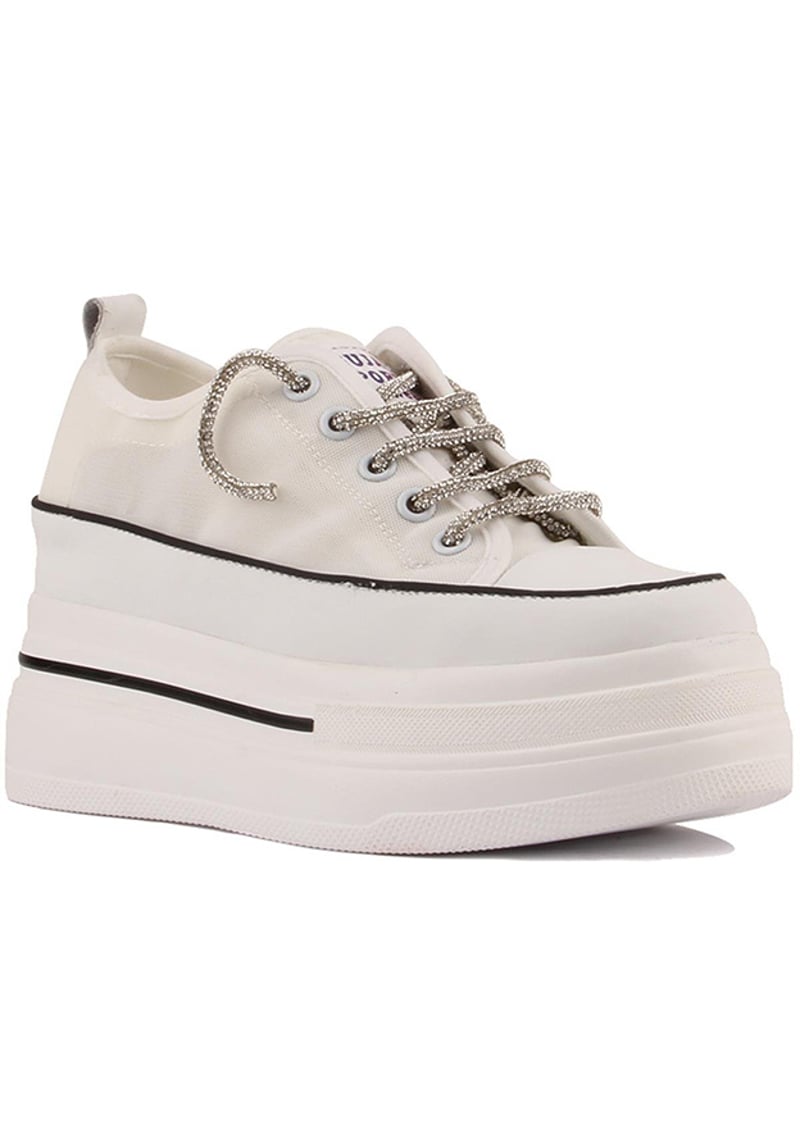 24Y345-3 By Kadın Beyaz Sneaker