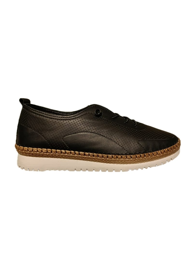 24By210.509-1 Kadın Siyah Casual Ayakkabı