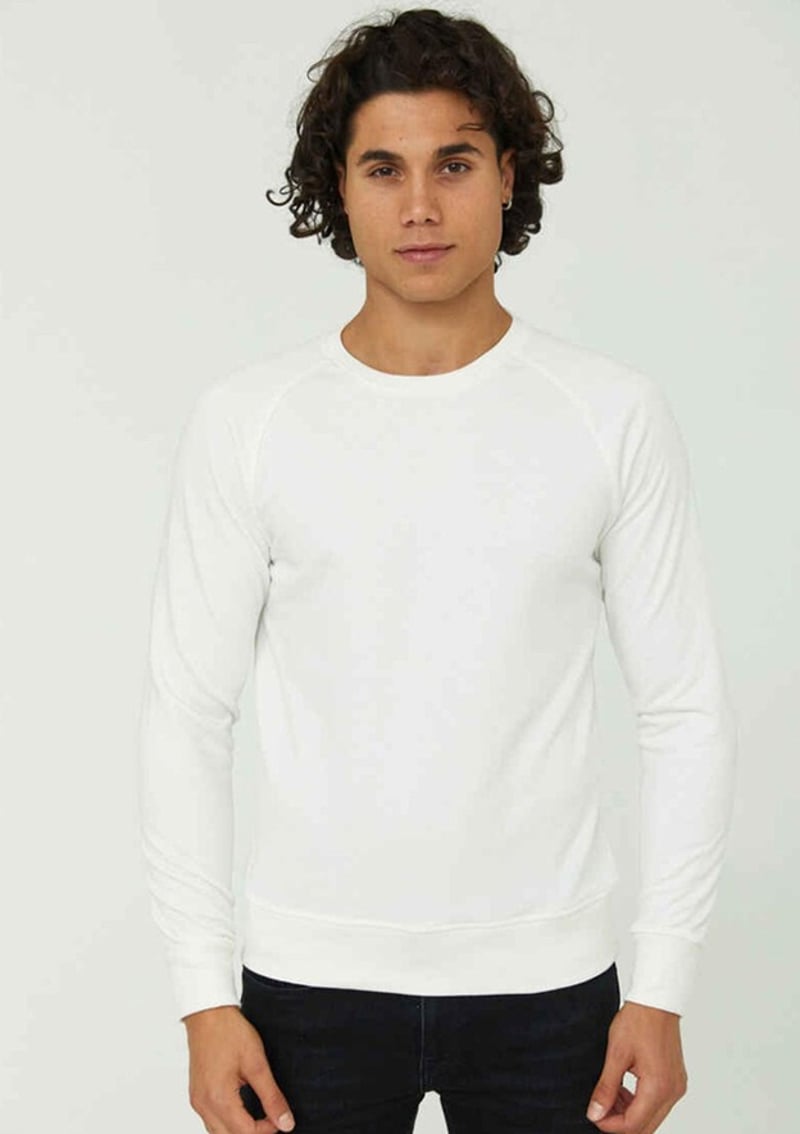 23Kceeo05610 Erkek Beyaz Sweatshirt