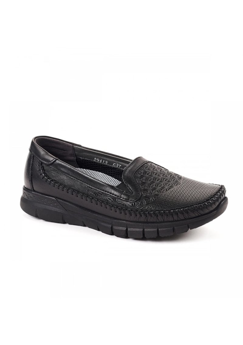 29413-G Zenne Ayakka Kadın Siyah Casual Ayakkabı