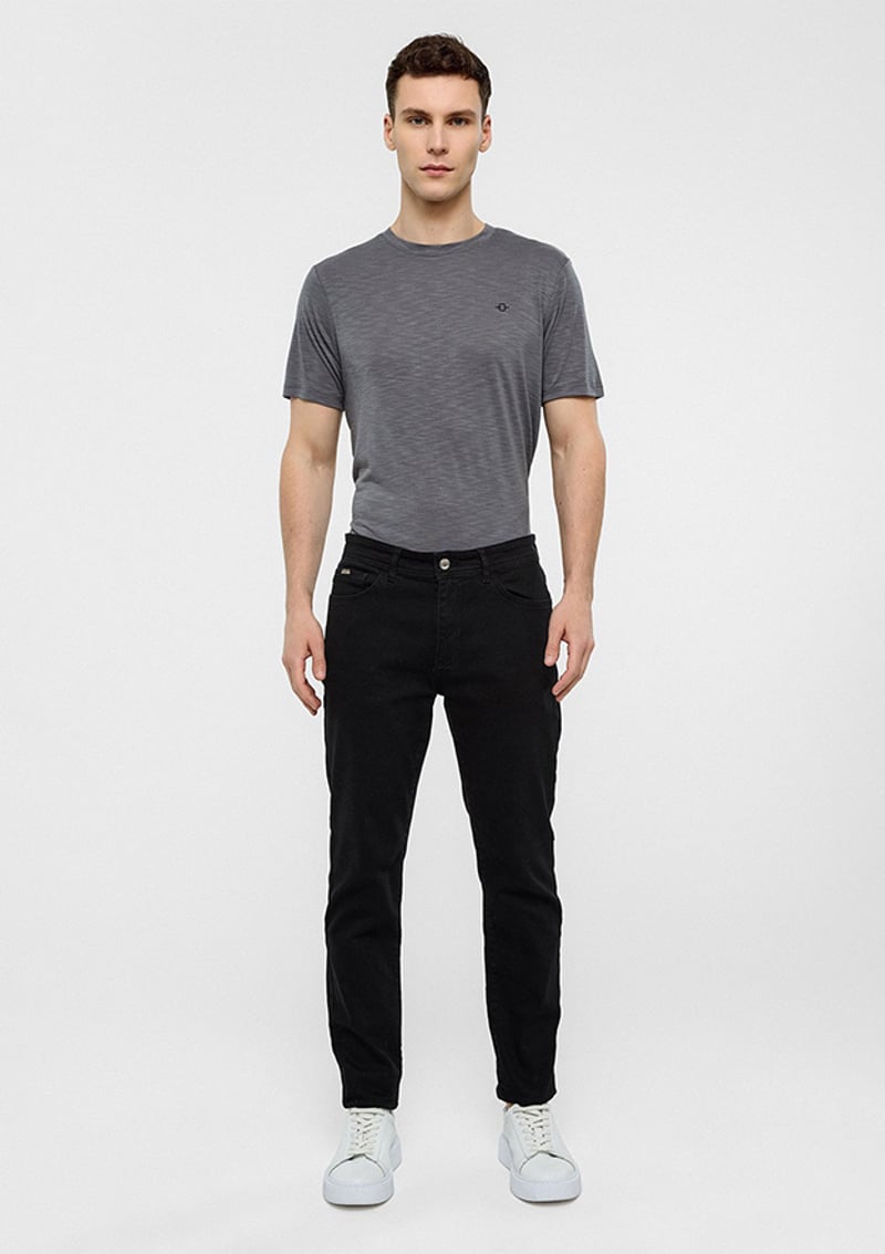 B34T35007 Erkek Siyah Jean Pantolon