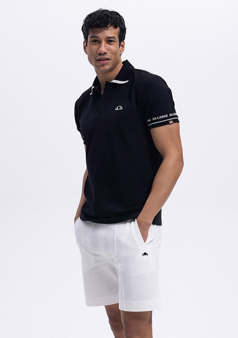 Em375 Erkek Siyah Polo Yaka T-shirt