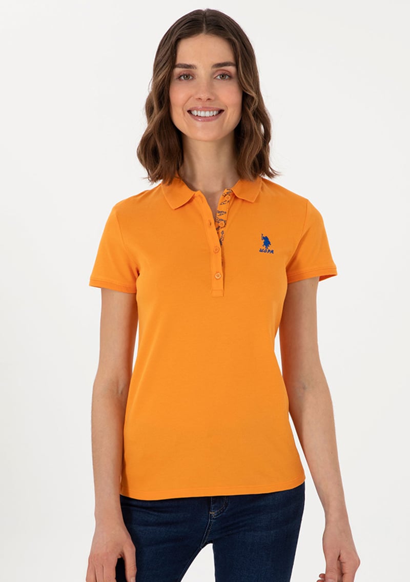 T117021911.2080749 Kadın Turuncu Basic T-shirt