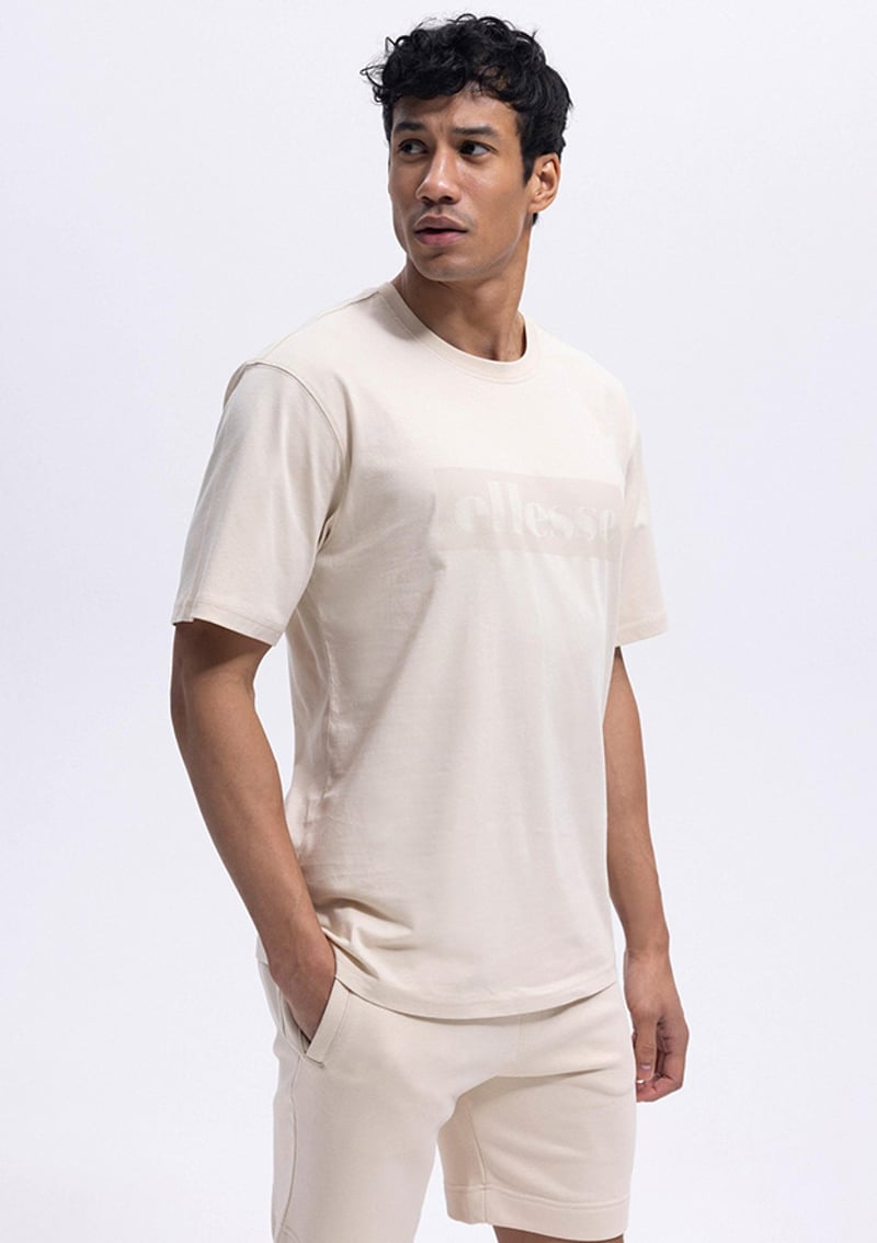 Em589 Erkek Beyaz Baskılı T-shirt