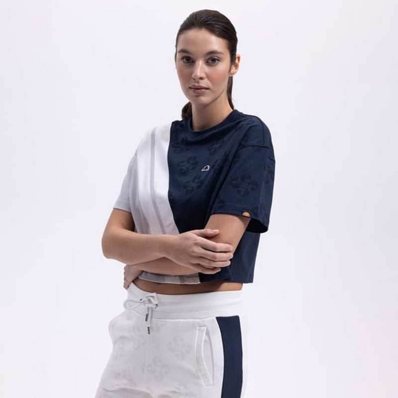 Ef376 Kadın Çok Renkli Baskılı T-shirt