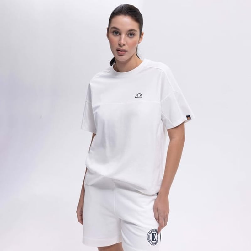 Ef394 Kadın Beyaz Baskılı T-shirt