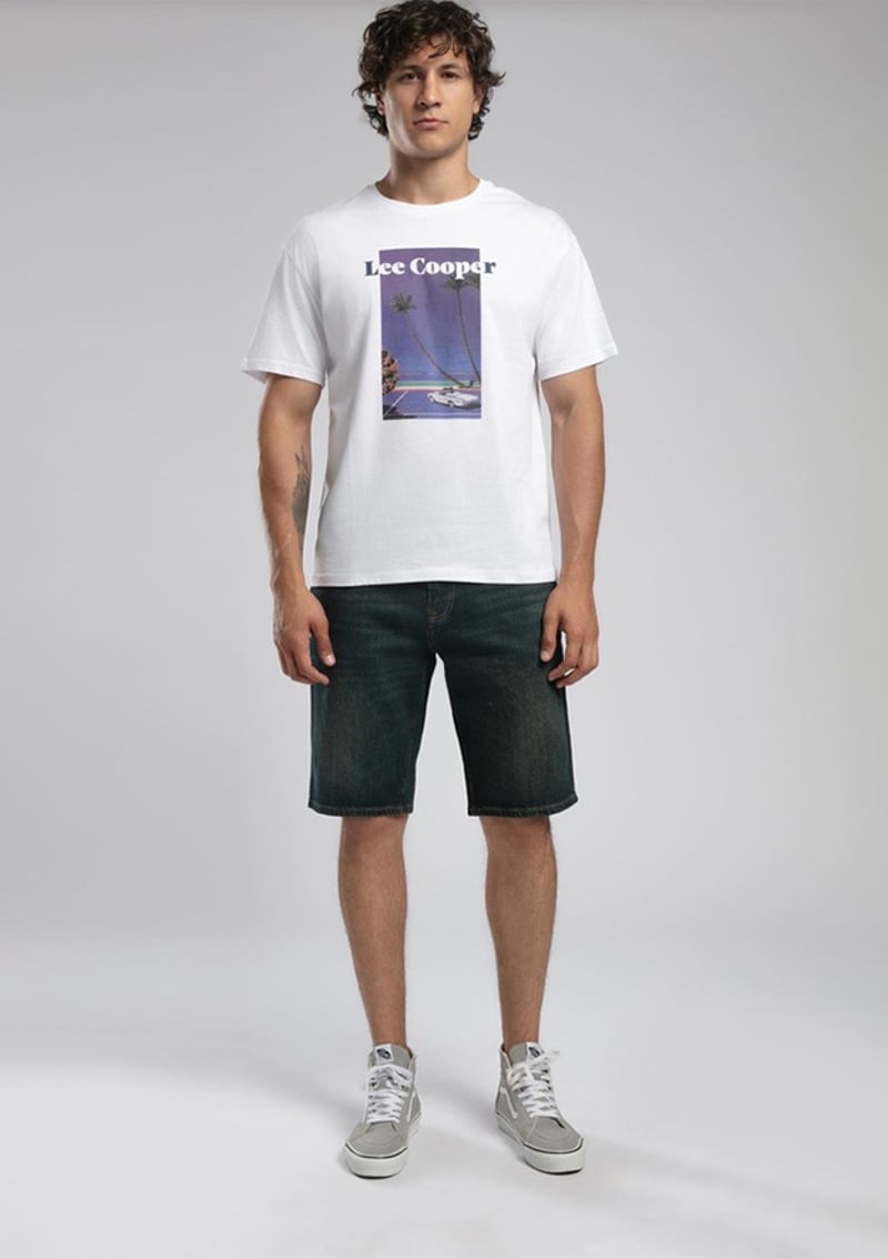 252 Lcm 242052 Erkek Beyaz O Yaka T-shirt