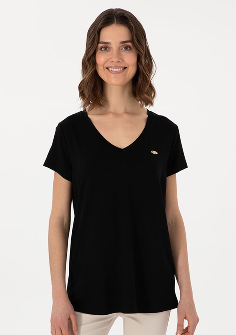 T117017763.2075766 Kadın Siyah T-shirt