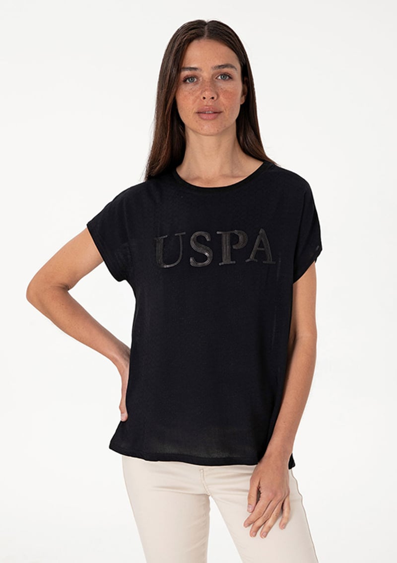 T117056109.2104732 Kadın Siyah Regular T-shirt
