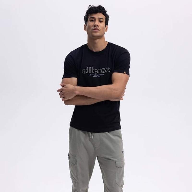 Em451 Erkek Siyah Baskılı T-shirt