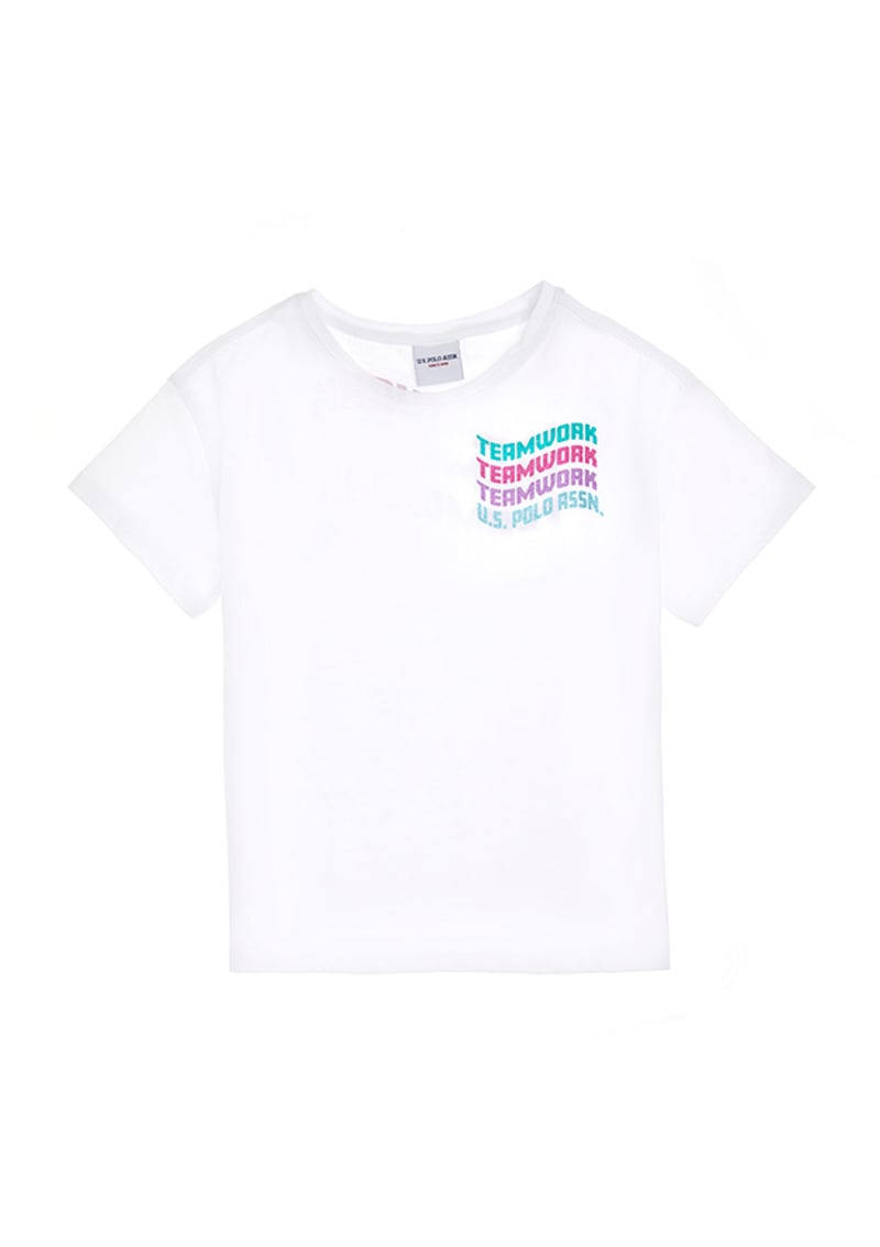 T117063518.2105608 Kız Çocuk Beyaz Regular T-shirt