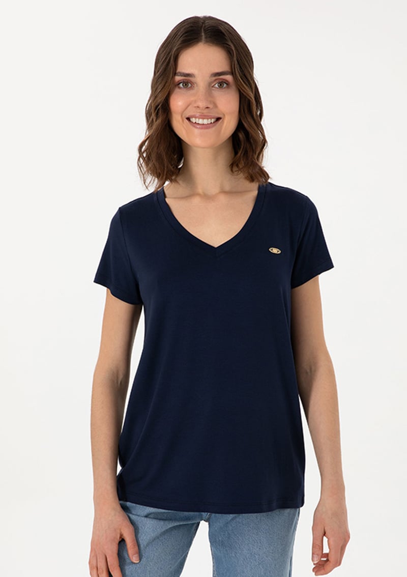 T117017793.2075766 Kadın Lacivert T-shirt