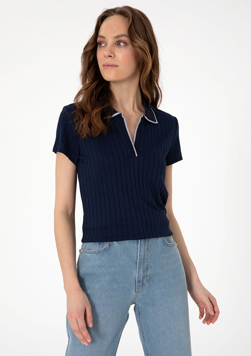 T117060939.2174906 Kadın Lacivert T-shirt