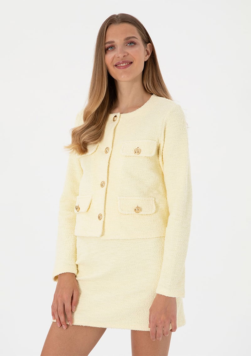 T117049111.2104804 Kadın Sarı Sweatshirt