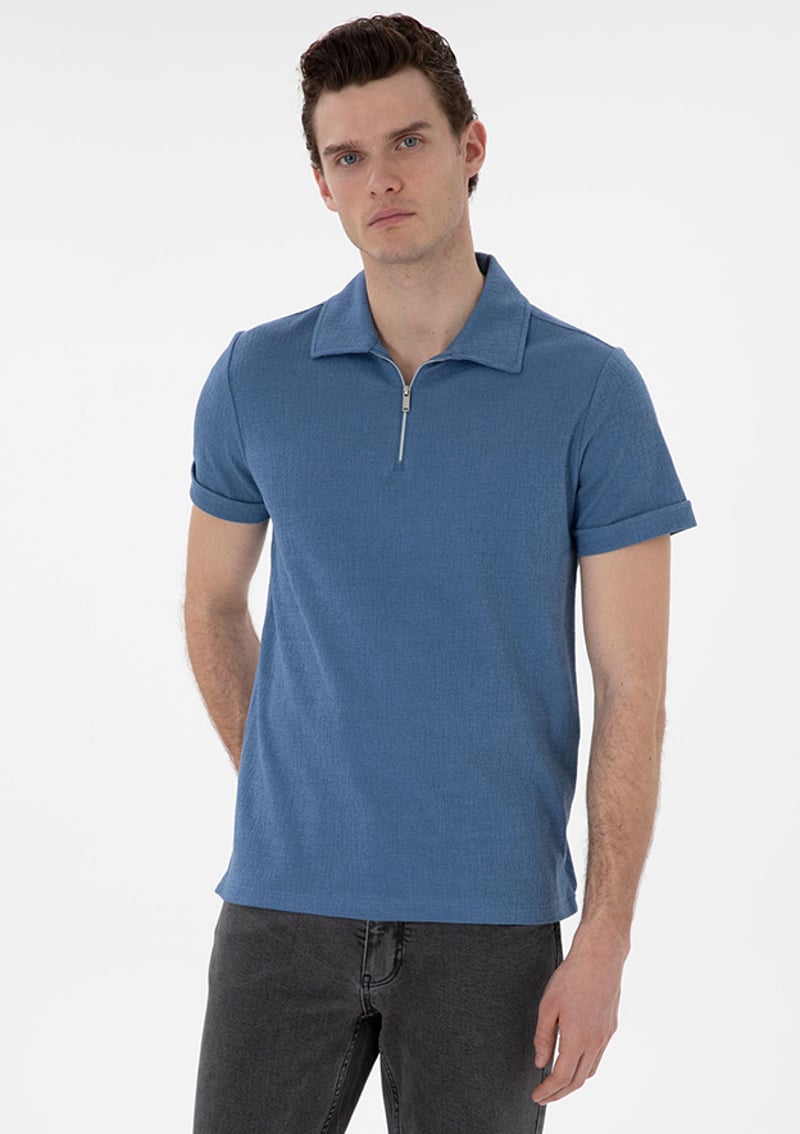 T117007325.2131674 Erkek Mavi T-shirt