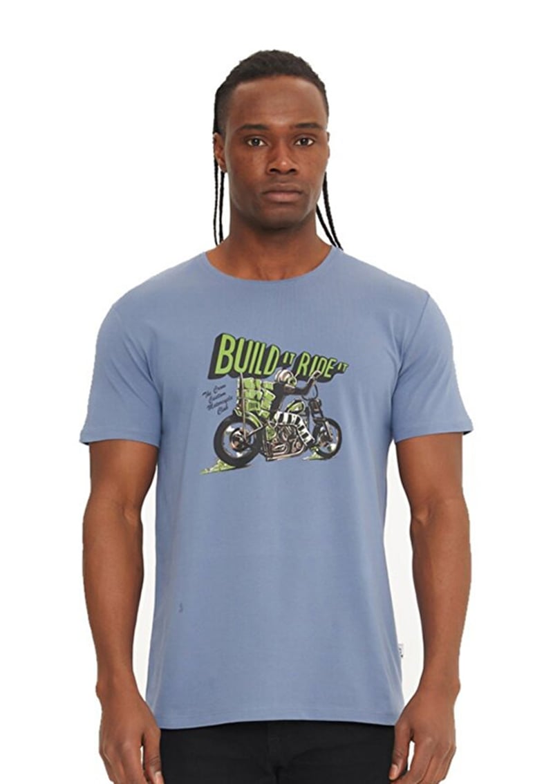 Tc7059 Erkek Baskılı T-Shirt