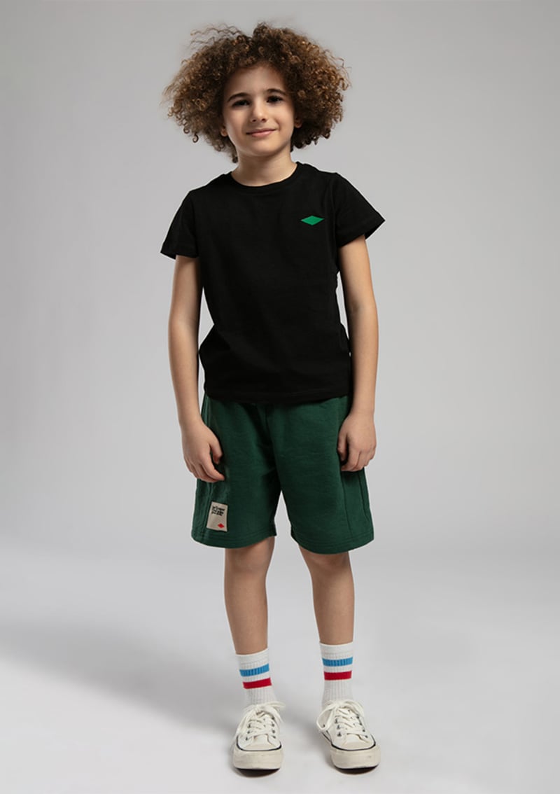 252 Lcb 242008 Erkek Çocuk Siyah Baskılı T-shirt
