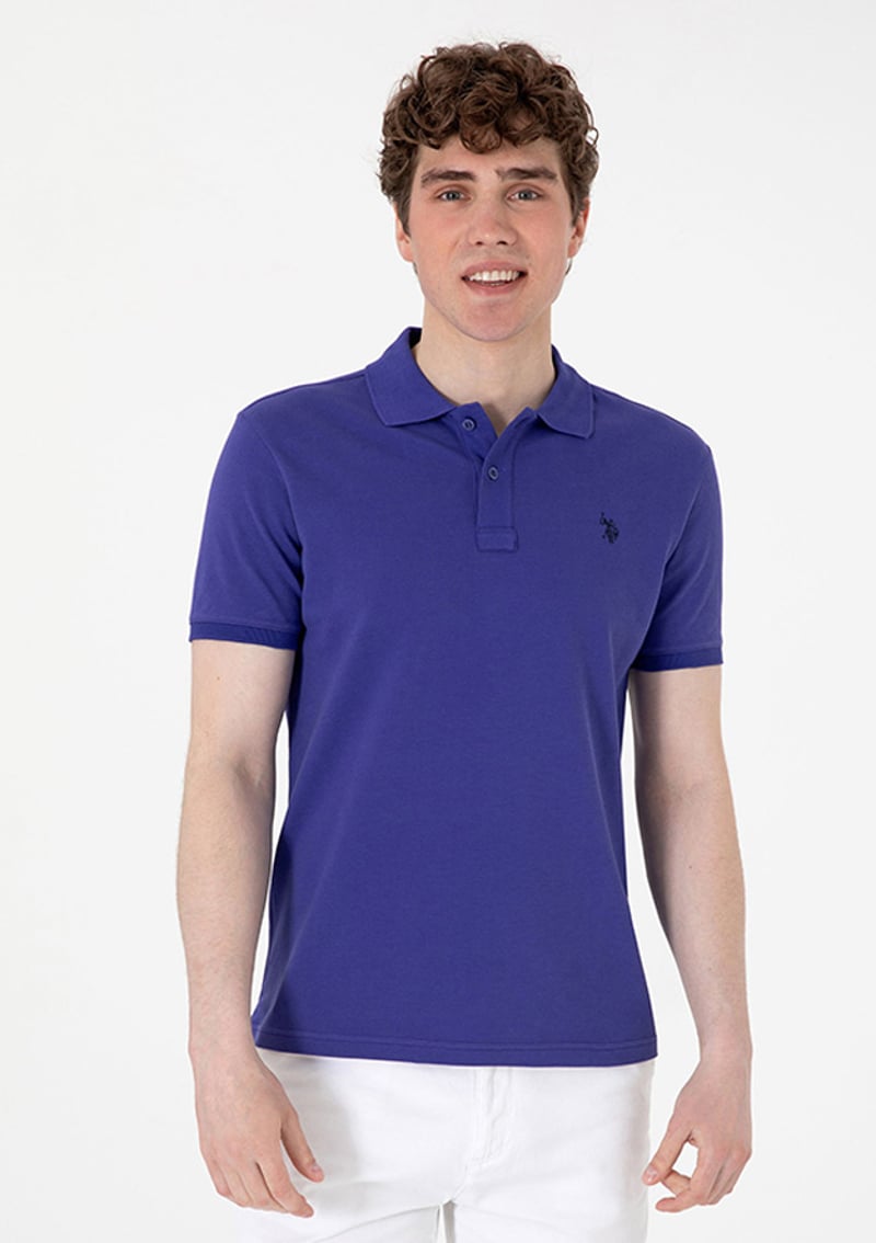 T117027895.2084151 Erkek Mavi Basic T-shirt