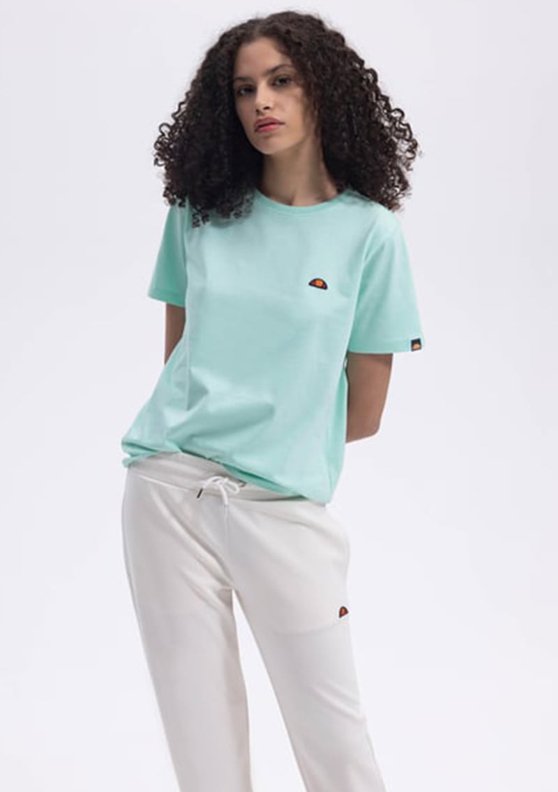 Ef174-1 Kadın Yeşil Baskılı T-shirt