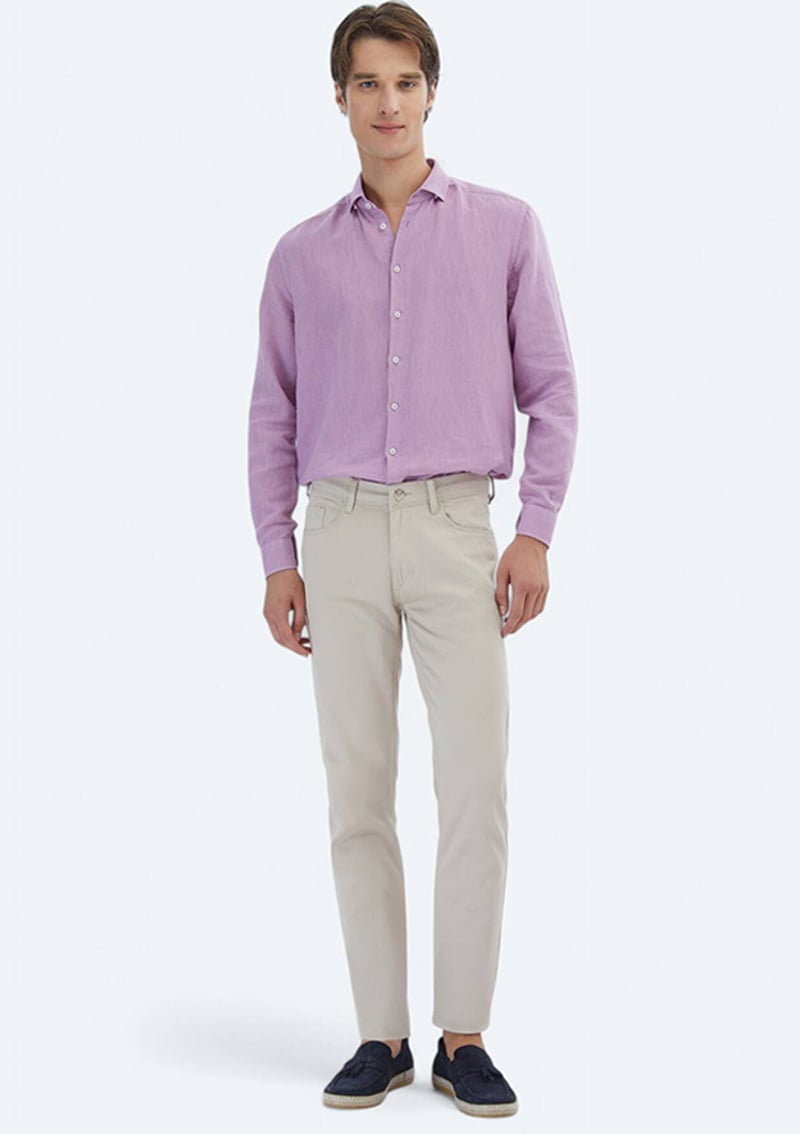 Pant-2113 Erkek Bej Pantolon