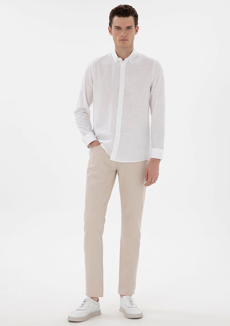 T117004474.2132348 Erkek Bej Jean Pantolon