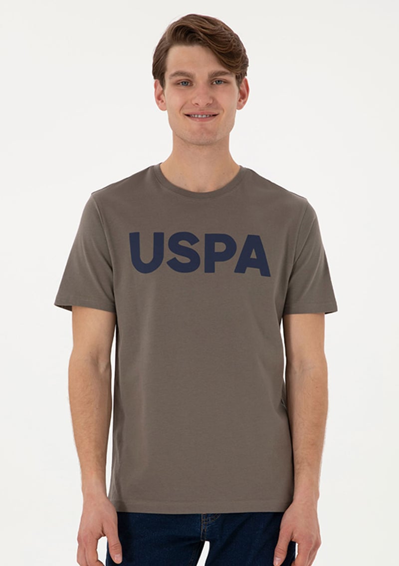 T117020321.2084588 Erkek Bej Basic T-shirt