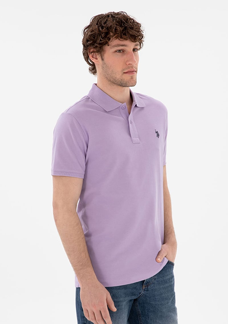 T117027737.2084151 Erkek Mor Basic T-shirt