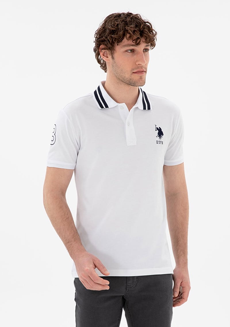 T117019971.2084093 Erkek Beyaz Basic T-shirt