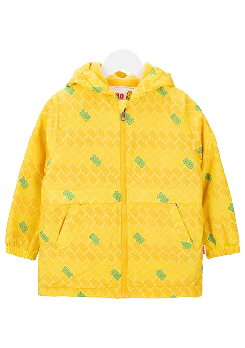 Out02F Unisex Çocuk Sarı Mont