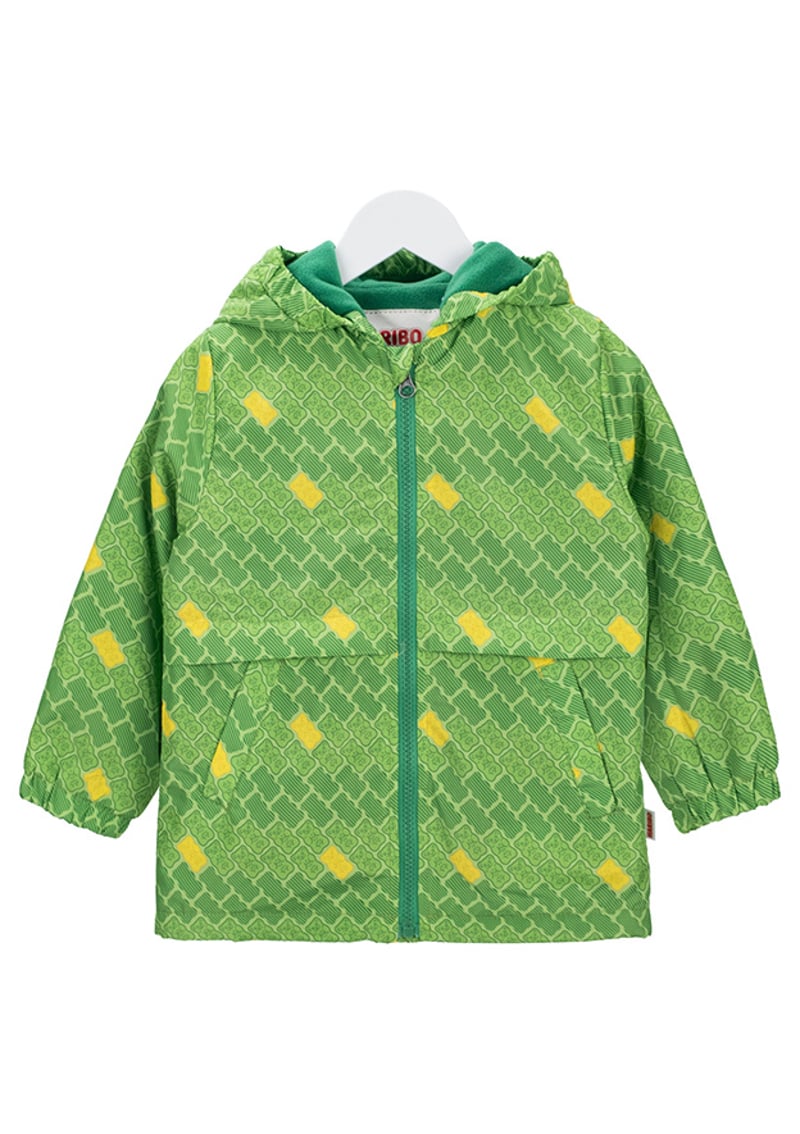 Out02F Unisex Çocuk Yeşil Mont