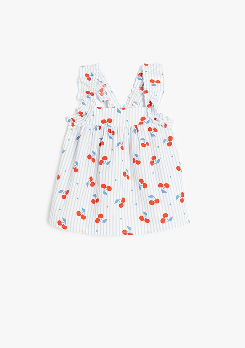5Smg60014Aw Kız Bebek Mavi Bluz
