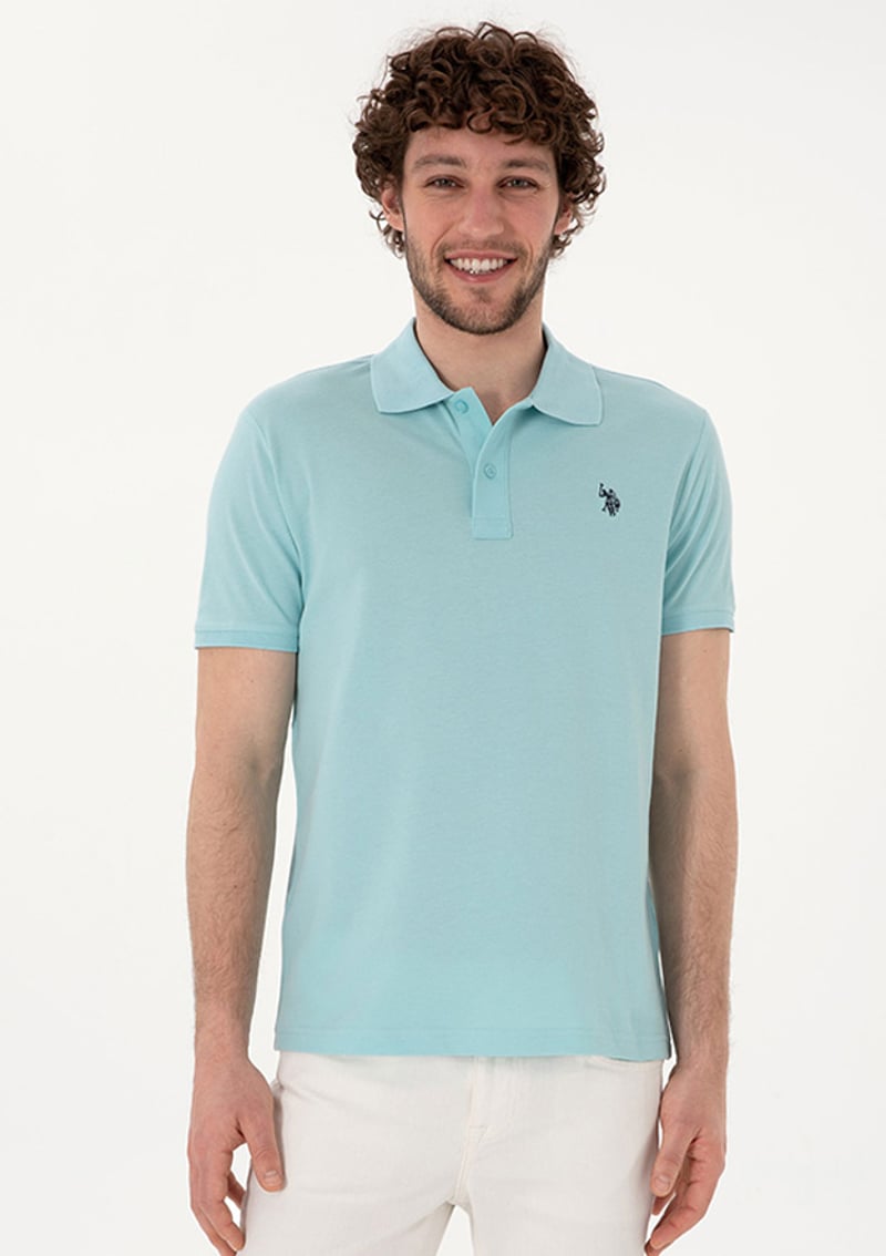 T117027770.2084151 Erkek Mavi Basic T-shirt