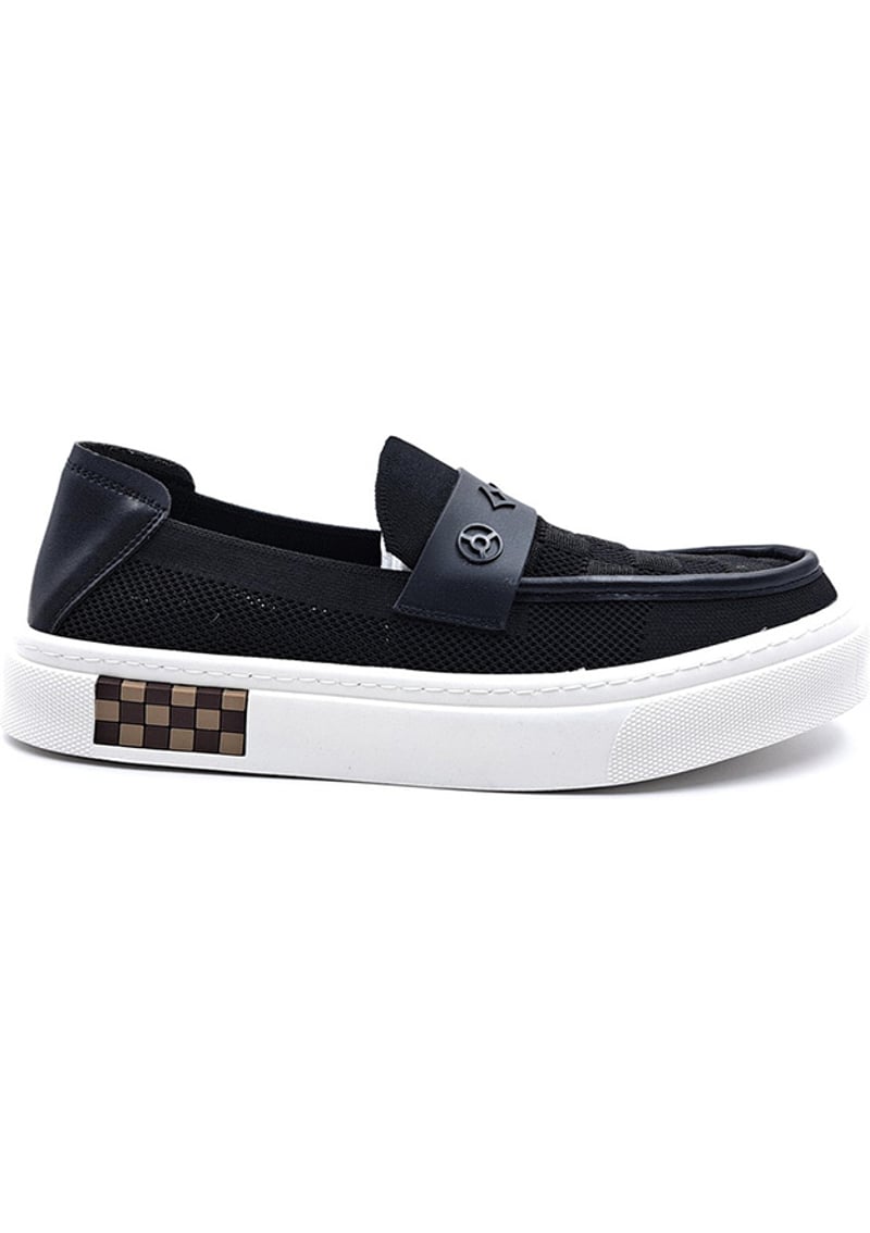 25Y501-7 Sy Erkek Siyah Casual Ayakkabı