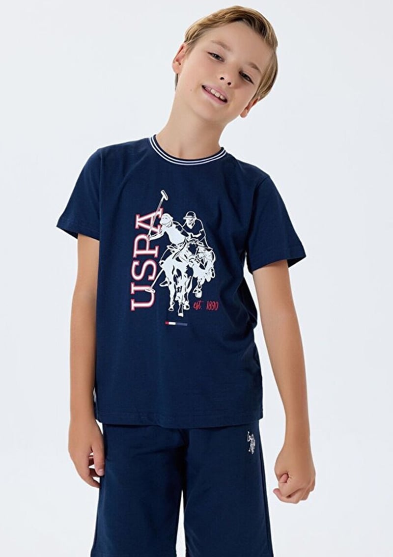 Us2406-4 Erkek Çocuk Lacivert Şort
