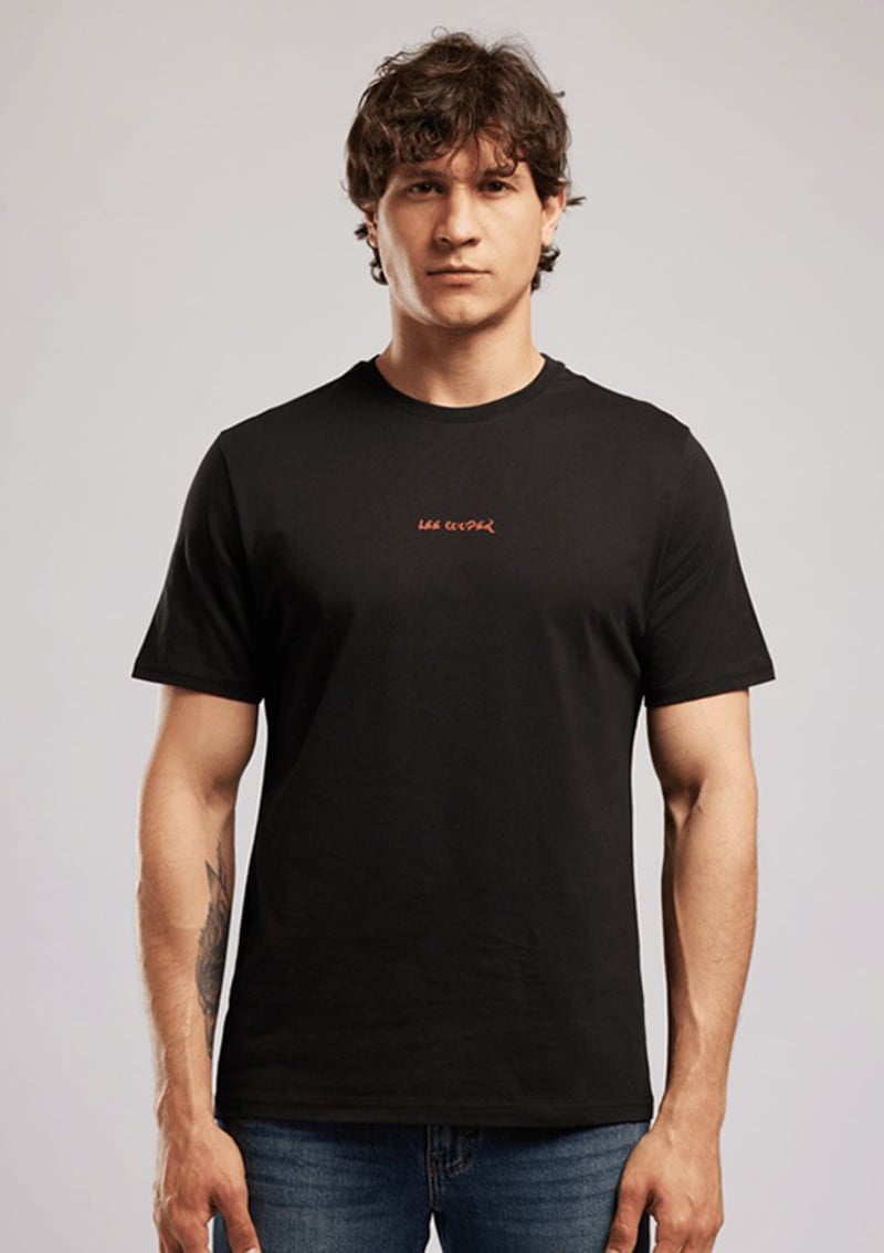 262 Lcm 242037 Erkek Siyah O Yaka T-shirt