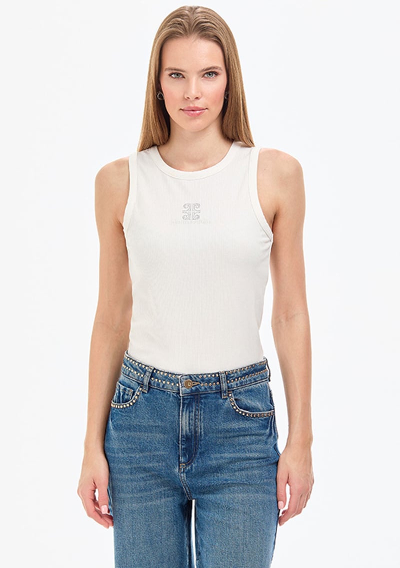 T117242293.Pu-9167 Kadın Beyaz Atlet