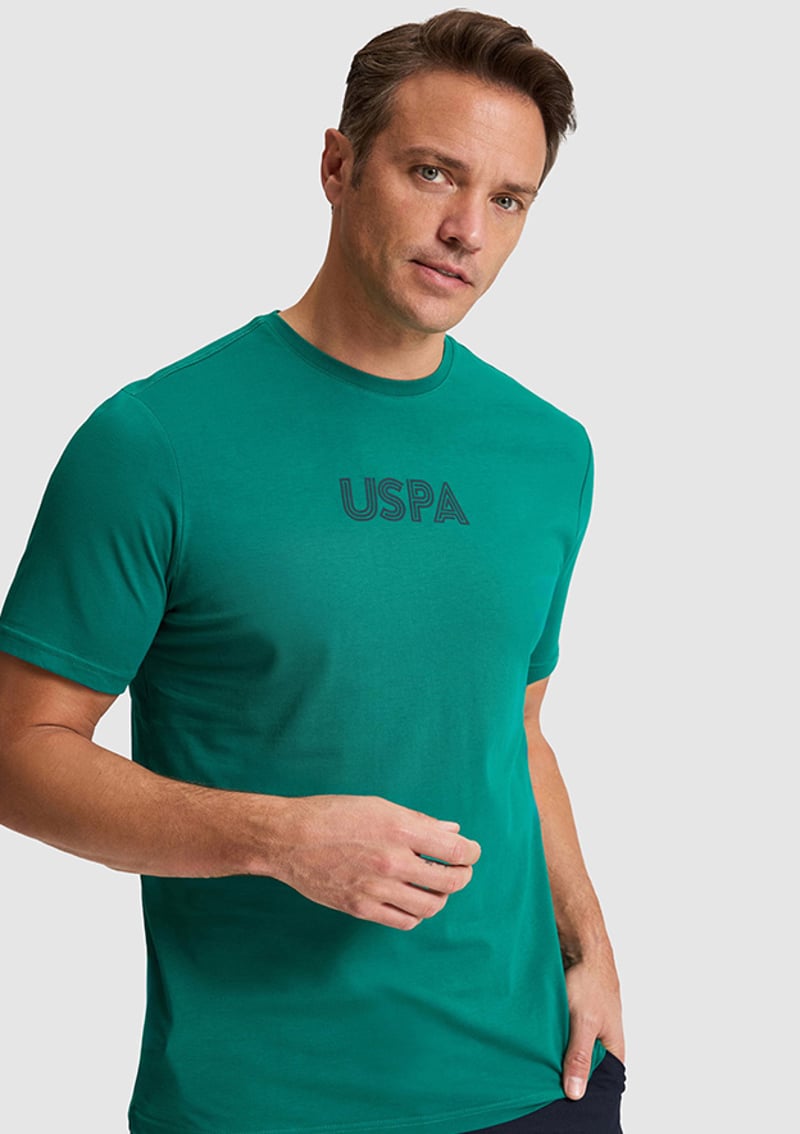 T117217752.Pu-13433 Erkek Yeşil Regular T-shirt