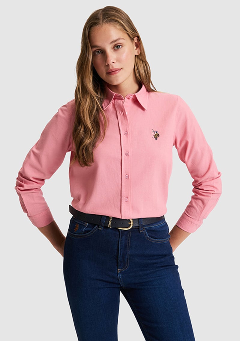 T117226507.Pu-8737 Kadın Pembe Gömlek