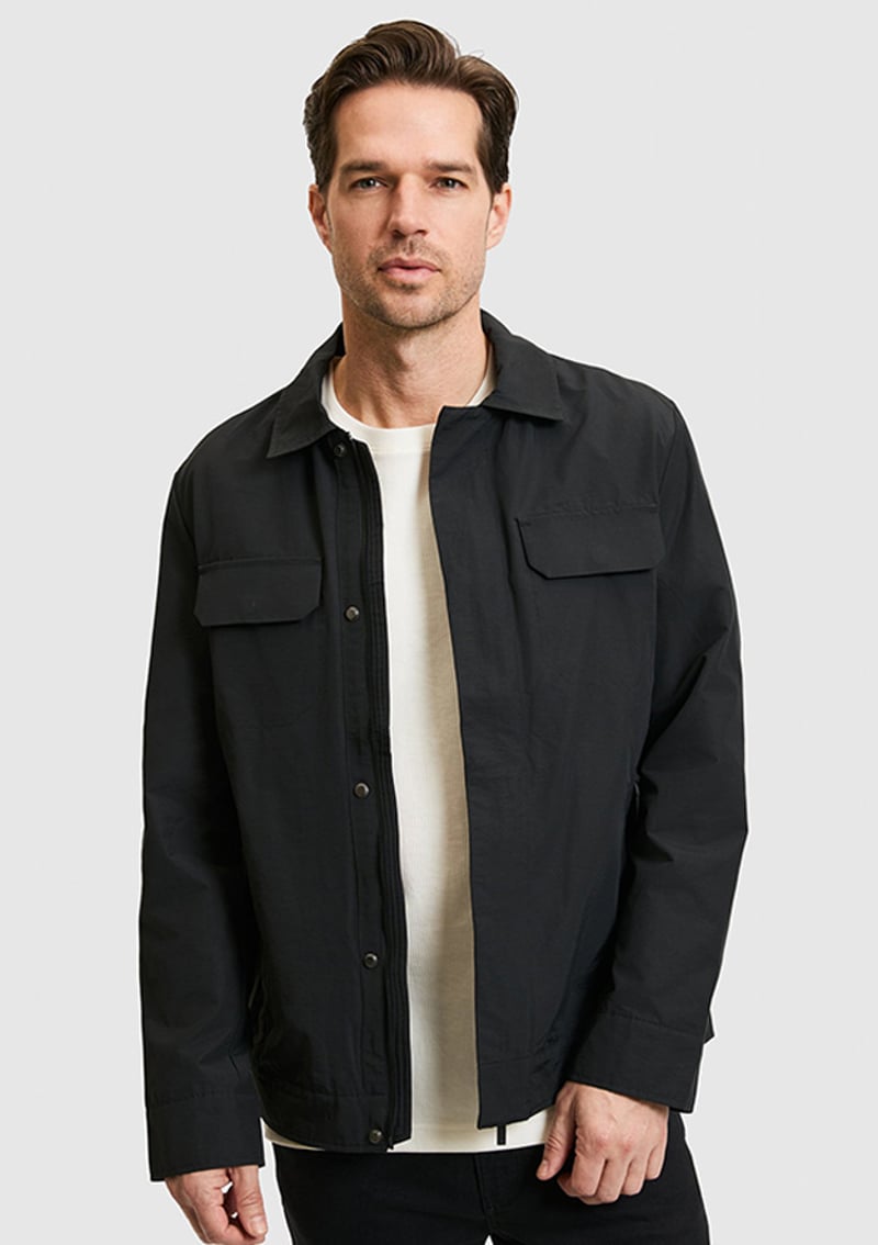T117172169.Pu-9018 Erkek Siyah Mont