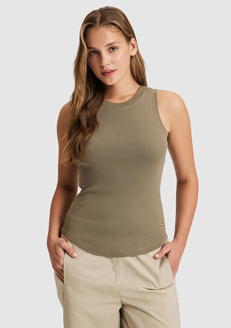T117219114.Pu-8900 Kadın Yeşil Basic T-shirt