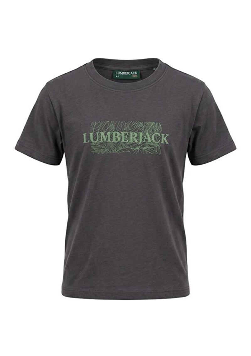 A10220459110010 Erkek Çocuk Antrasit Kısa Kol T-shirt