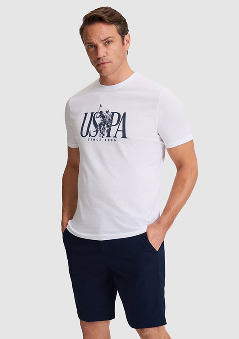 T117215367.Pu-10369 Erkek Beyaz Regular T-shirt