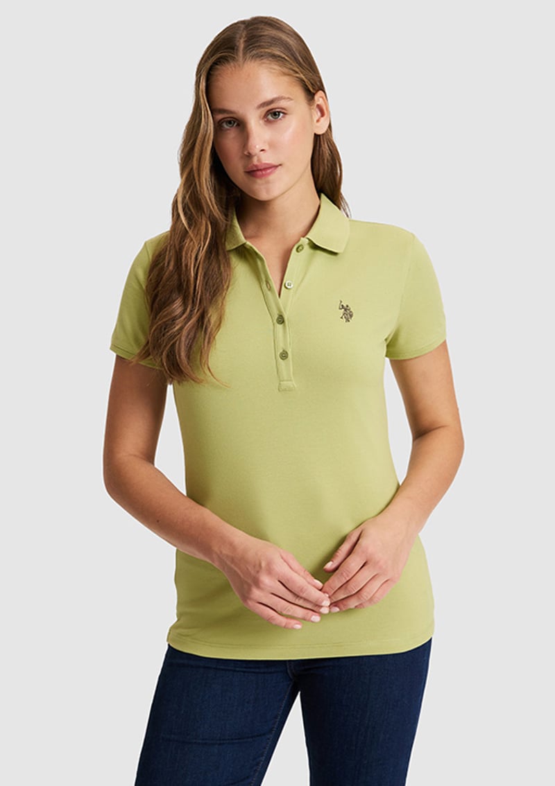 T117220800.Pu-8807 Kadın Çok Renkli Basic T-shirt