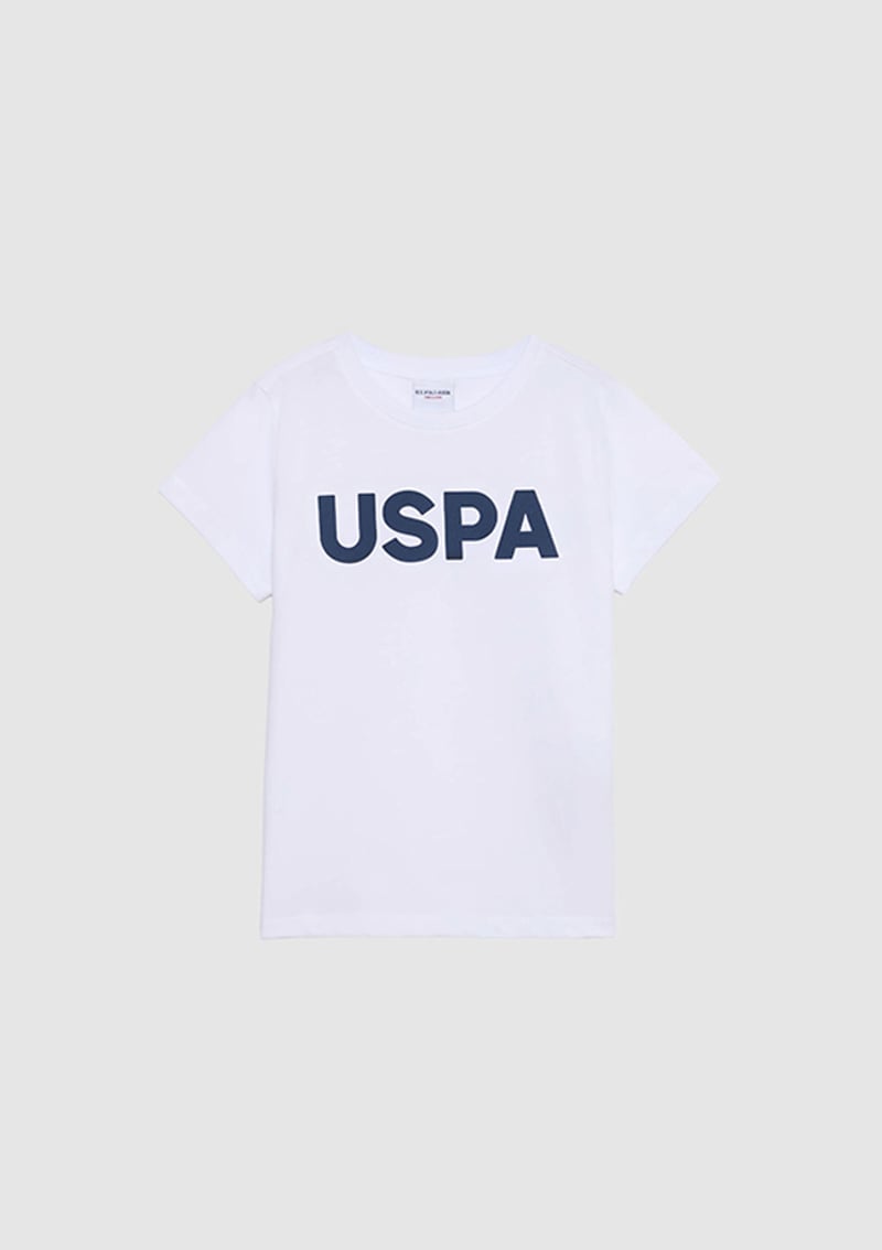 T117221507.Pu-8660 Erkek Çocuk Beyaz Basic T-shirt