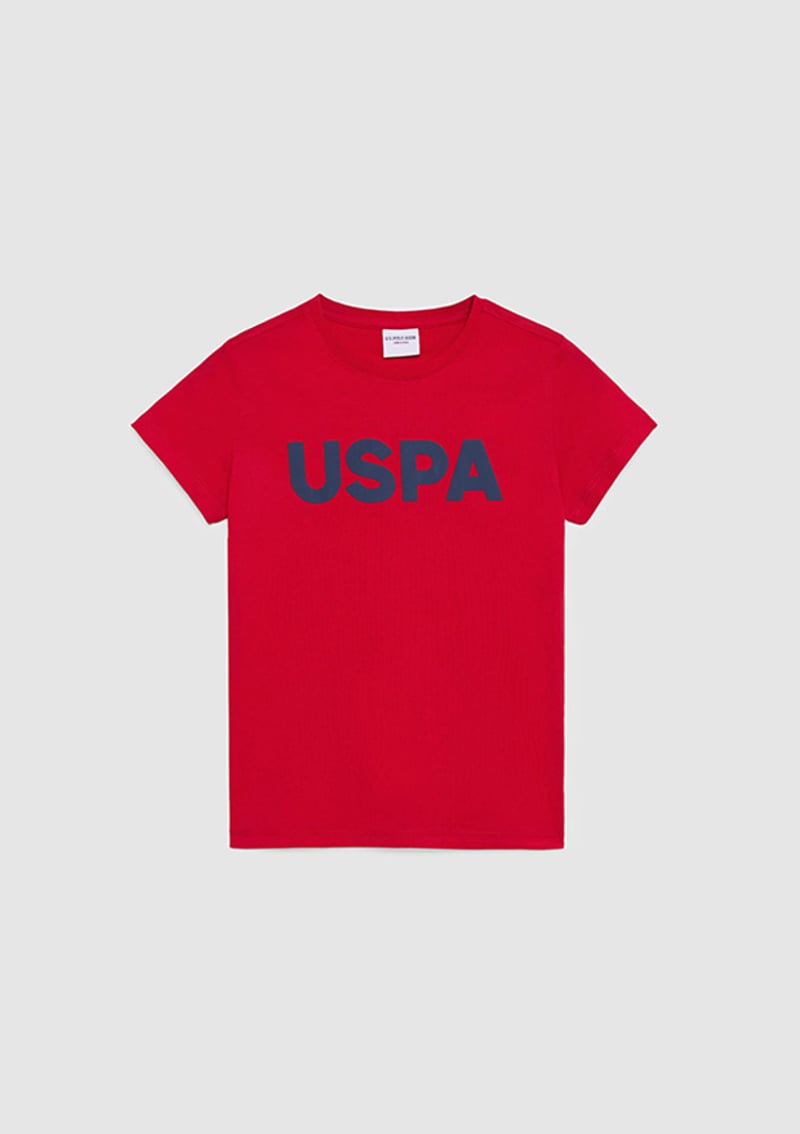 T117221475.Pu-8660 Erkek Çocuk Kırmızı Basic T-shirt