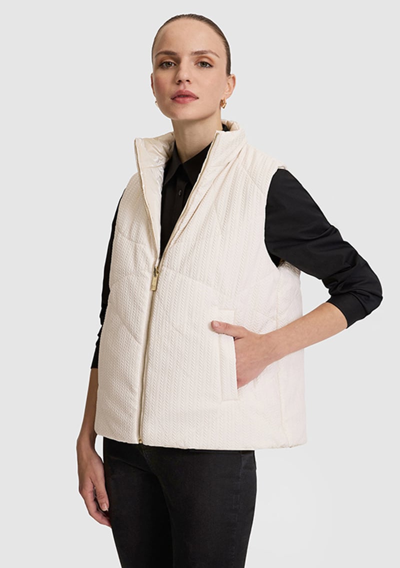 T117177774.Pu-8929 Kadın Beyaz Mont